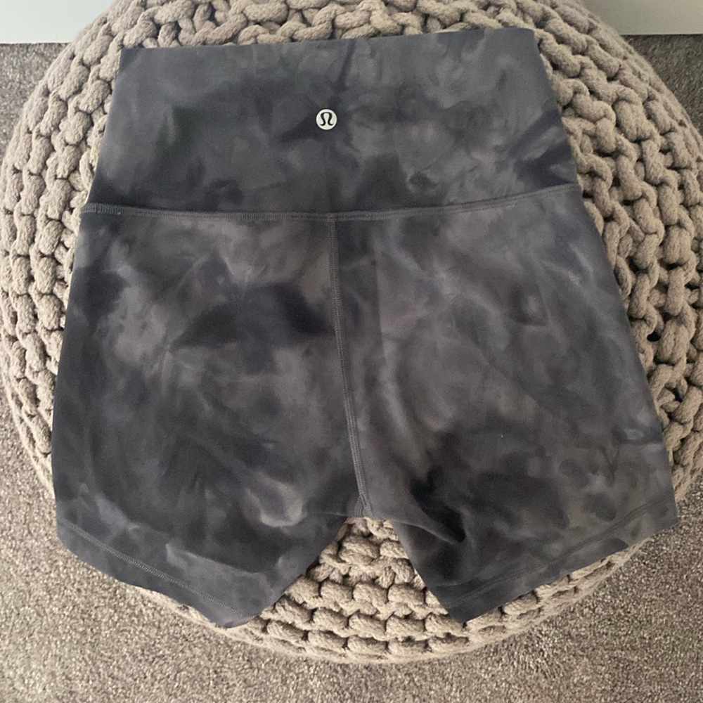 Lululemon grey biker style shorts